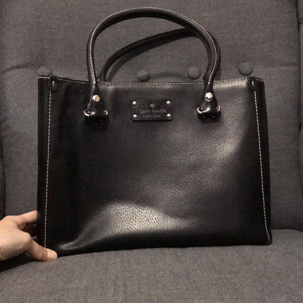 Kate Spade Pebbled Leather Structured Handbag